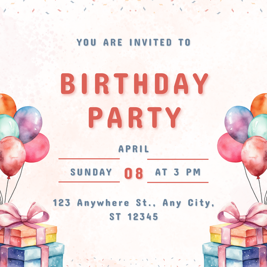 Birthday Party Invitation